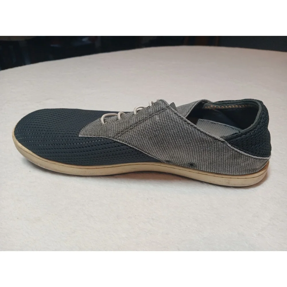 Olukai Nohea Moku Mesh Grey Slip On Casual Boat Shoes Men's 9 Casual‎ Comfort